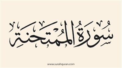 أسماء سورة الممتحنة وفضلها وفيمن نزلت وما ورد بشأنها