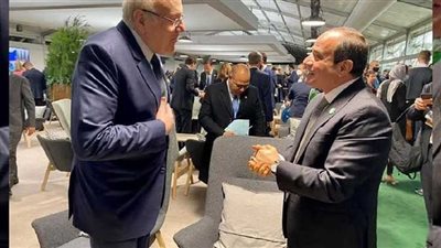  السيسي يستقبل رئيسي وزراء لبنان وأذربيجان بمقر قمة منظمة الدول الثماني بالعاصمة الإدارية الجديدة