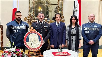 بسام راضي: سفارة مصر في روما تستعيد عددا من القطع الأثرية المهربة (صور)