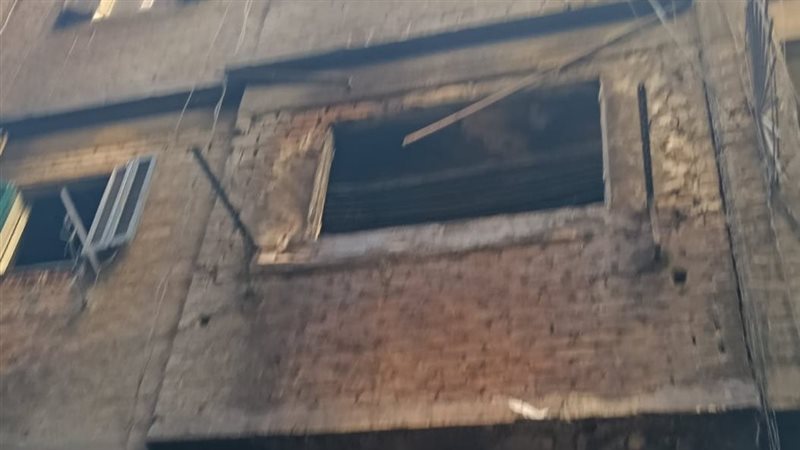 حريق بشبرا الخيمة