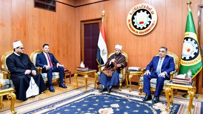 محافظ الدقهلية يستقبل وزير الأوقاف لافتتاح مسجد 
