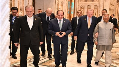 بدء مغادرة الرؤساء المشاركين في قمة الدول الثماني بالقاهرة