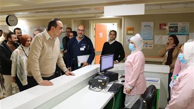 رئيس الرعاية الصحية يتفقد المنشآت الصحية بالإسماعيلية