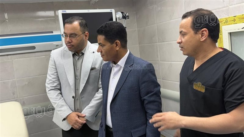  افتتاح وحدة المناظير