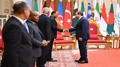 نشاط الرئيس السيسي في قمة الدول الثماني للتعاون الاقتصادي (فيديو وصور)
