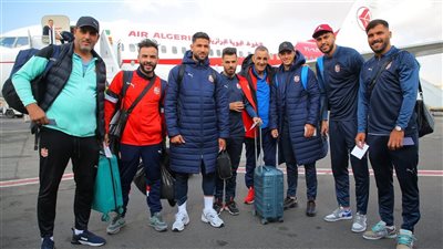 بعثة شباب بلوزداد تصل مطار القاهرة استعدادا لمواجهة الأهلي (صور) 