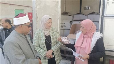 توزيع طنين من لحوم صكوك الأوقاف على الأُسر الأَولى بالرعاية في الإسماعيلية