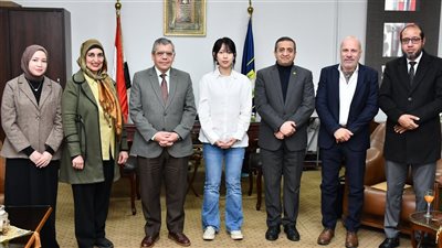 تعاون مشترك بين جامعة القناة ووكالة كويكا الكورية (صور) 