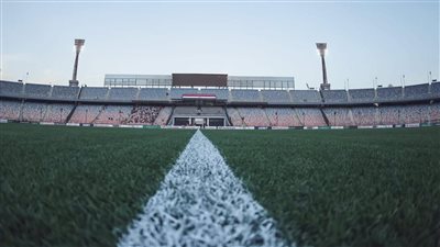 جاهزية استاد القاهرة لاستقبال مباراة الأهلي وشباب بلوزداد (صور)