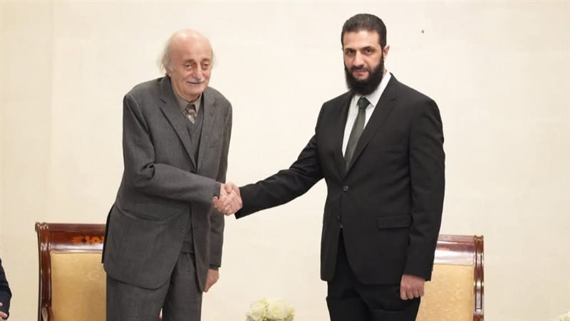 الجولاني مع جنبلاط،