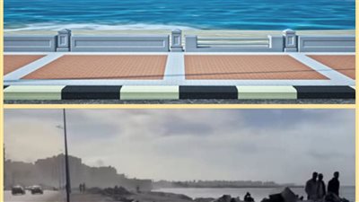 الإسكندرية تكشف تفاصيل الأعمال الجارية بسور شاطئ الشاطبي وكامب شيزار