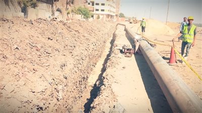 إحلال وتجديد خطوط المياه بقريتى الرشايدة والقنانشة في سوهاج