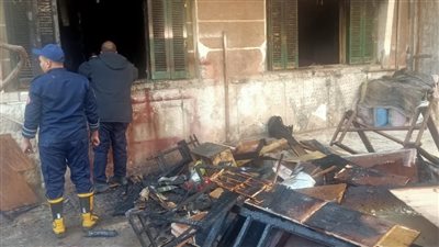 السيطرة على حريق داخل عقار بكرداسة 