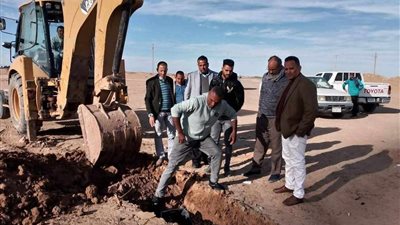 إعدام أسماك مجهولة المصدر خلال حملة مكبرة في واحة باريس بالوادي الجديد