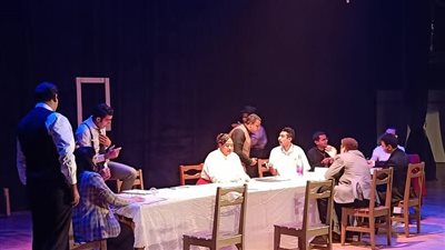 اثنا عشر شخصا غاضبا والحارس في مستهل عروض نوادي المسرح بالإسماعيلية (صور)