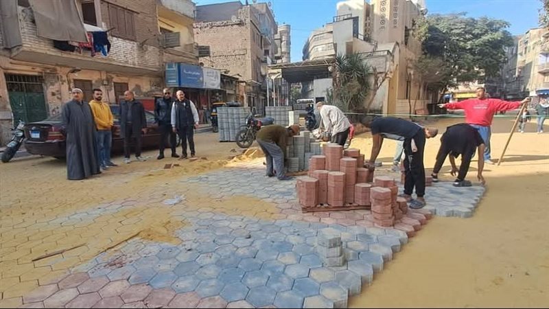 رصف الشوارع بالانترلوك