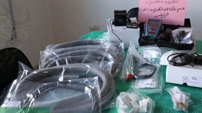 ضبط معدات طبية إسرائيلية،