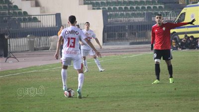 حسام أشرف يضع الزمالك في المقدمة أمام طلائع الجيش بالشوط الأول