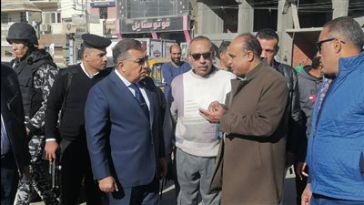 محافظ الدقهلية يتفقد شوارع طلخا (صور) 