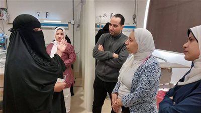 وكيل الصحة بالإسماعيلية تفاجئ مستشفى حميات التل الكبير (صور) 