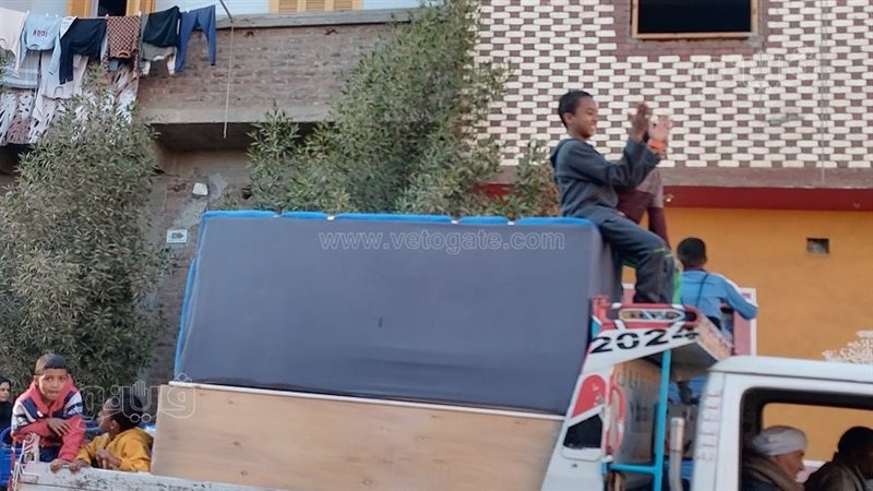 زفة عفش العروس في