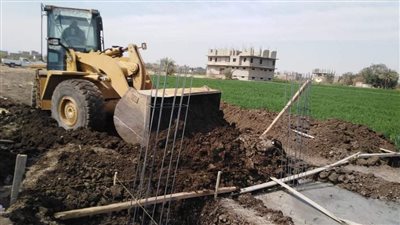 إزالة 7 حالات تعد بالبناء المخالف في محافظة الشرقية 