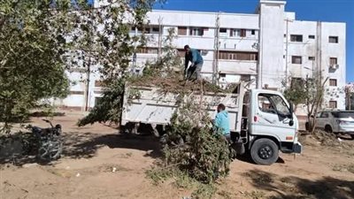 مركز ومدينة الخارجة يشن حملة نظافة موسعة بمشاركة رؤساء الأحياء 