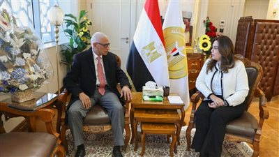 وزيرة التنمية المحلية تبحث مع محافظ شمال سيناء معدلات تنفيذ الخطة الاستثمارية