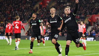 وست هام يزيد أوجاع ساوثهامبتون بالدوري الإنجليزي 