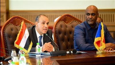 طريق بري بين البلدين، تفاصيل لقاء عبد العاطي مع وزير البنية التحتية التشادي (صور)