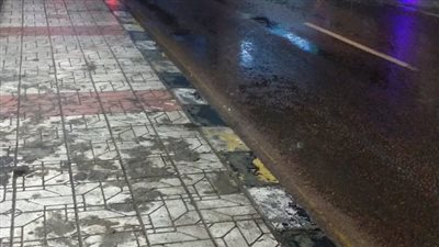 سقوط أمطار خفيفة على محافظة الإسكندرية