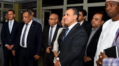 وزير الخارجية والهجرة يزور فرع جامعة الإسكندرية في تشاد (صور)
