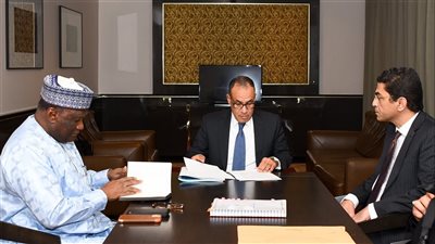 وزير الخارجية يلتقي السكرتير التنفيذي لتجمع دول الساحل والصحراء