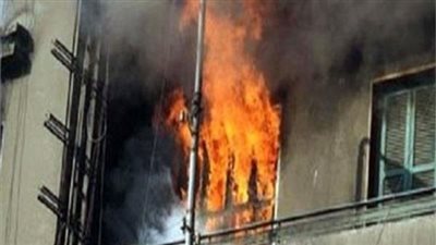 إصابة شخصين في حريق اندلع داخل شقة بالطابق الـ12 بفيصل
