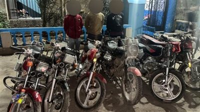 ضبط 3 تشكيلات عصابية وعامل لسرقة الدراجات النارية والهواتف المحمولة بالجيزة والدقهلية 
