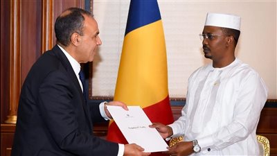 وزير الخارجية يسلم رئيس تشاد رسالة من السيسي (صور)