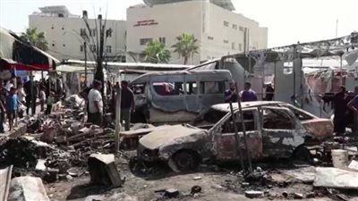 بيان ناري للمفتي عن إحراق الكيان الصهيوني مستشفى كمال عدوان بغزة 