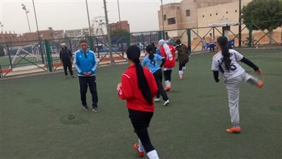 شباب الشرقية تنظم فعاليات تدريب المشروع القومي للكرة النسائية
