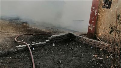 تعليم الفيوم: حريق مدرسة طامية نشب في مخلفات خشبية ولا توجد إصابات 