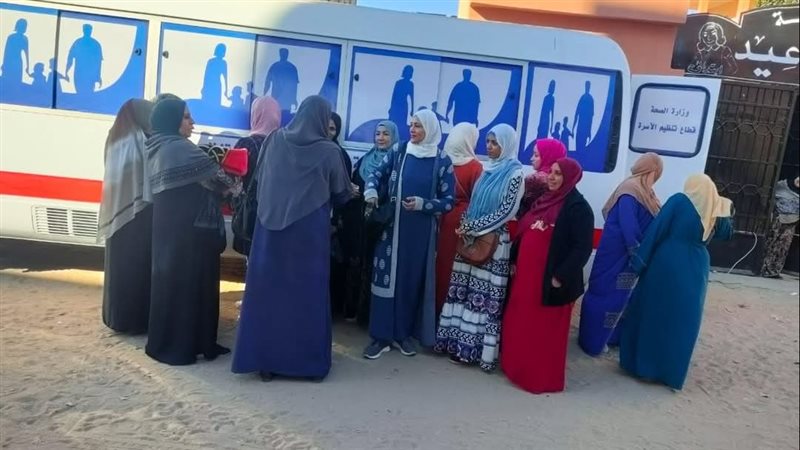 جانب من إقبال السيدات