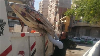 رفع 224 حالة إشغال في حملة بدمنهور 