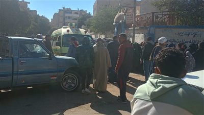 مدينة سنورس في الفيوم تشيع 6 أشخاص من أسرة واحدة ضحايا تسرب الغاز 