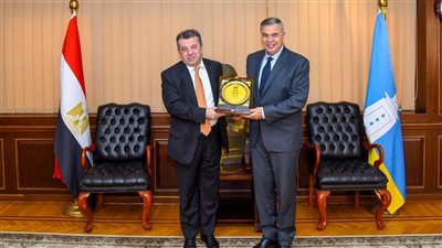 محافظ الإسكندرية يستقبل سفير دولة أرمينيا 
