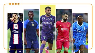 رياض محرز يتفوق على محمد صلاح.. أعلى 5 لاعبين دخلًا في أفريقيا لعام 2024 (إنفوجراف) 