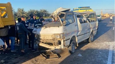 إصابة 7 أشخاص في حادث تصادم بالقليوبية