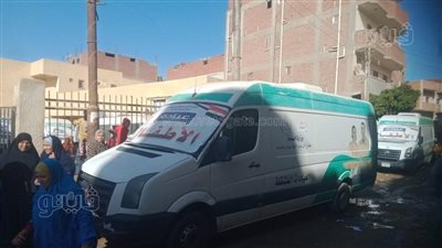 قافلة طبية تقدم 3700 خدمة مجانية لأهالي قرية البرقي ببني سويف