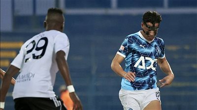 علي جبر أفضل لاعب في مباراة بيراميدز والجونة بالدوري المصري