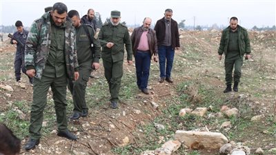 ميراث حكم الأسد، لحظة اكتشاف مقبرة جماعية في مدينة حلب (صور)