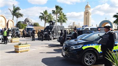 حراسة مشددة للكنائس، خطة الداخلية لتأمين احتفالات رأس السنة (صور)