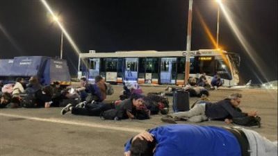 صراخ وفزع وهروب للملاجئ، شاهد لحظة ضرب تل أبيب بالصواريخ 